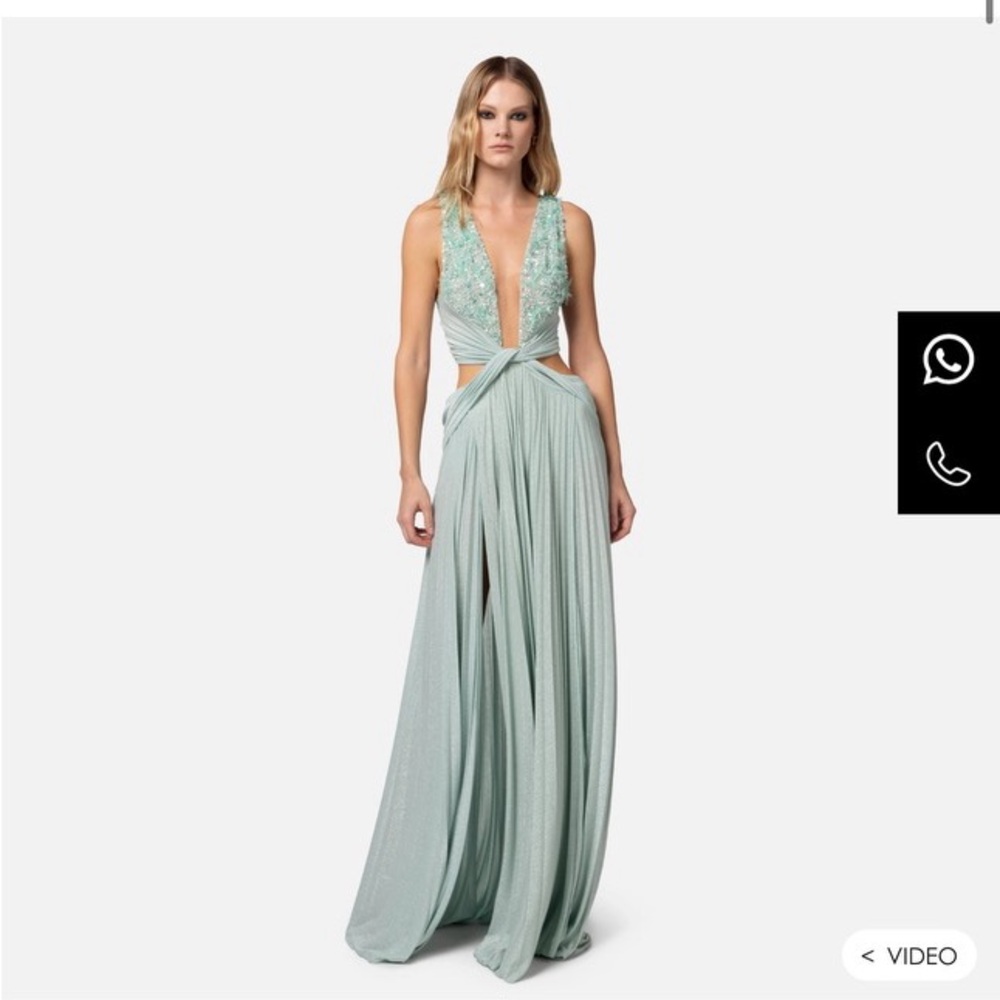 Dress from Elisabetta Franchi/ Red Carpet Dress/ Small size/Mint color